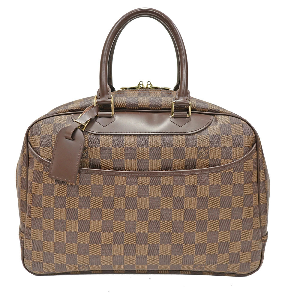 Louis Vuitton Deauville Damier Handbag Brown